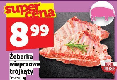 Żeberka wieprzowe trójkąty promocja w TOPAZ