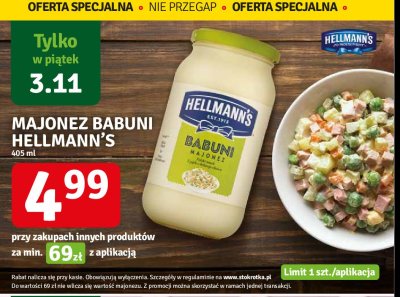 Majonez babuni Hellmann's promocja