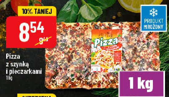 Pizza max z szynką i pieczarkami promocja