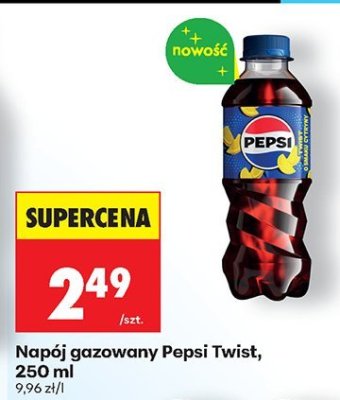 Napój gazowany Pepsi Twist promocja w Biedronka