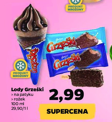 Lód czekoladowy Grześki promocje