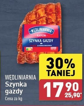 Szynka gazdy Wędliniarnia classic promocja w Aldi