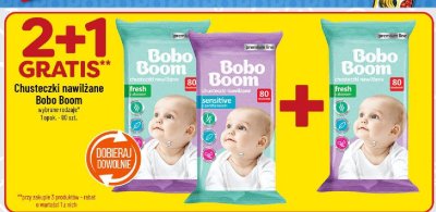 Chusteczki nawilżane Bobo Boom promocja w POLOmarket