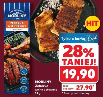 Żeberka wolno gotowane promocja w Kaufland