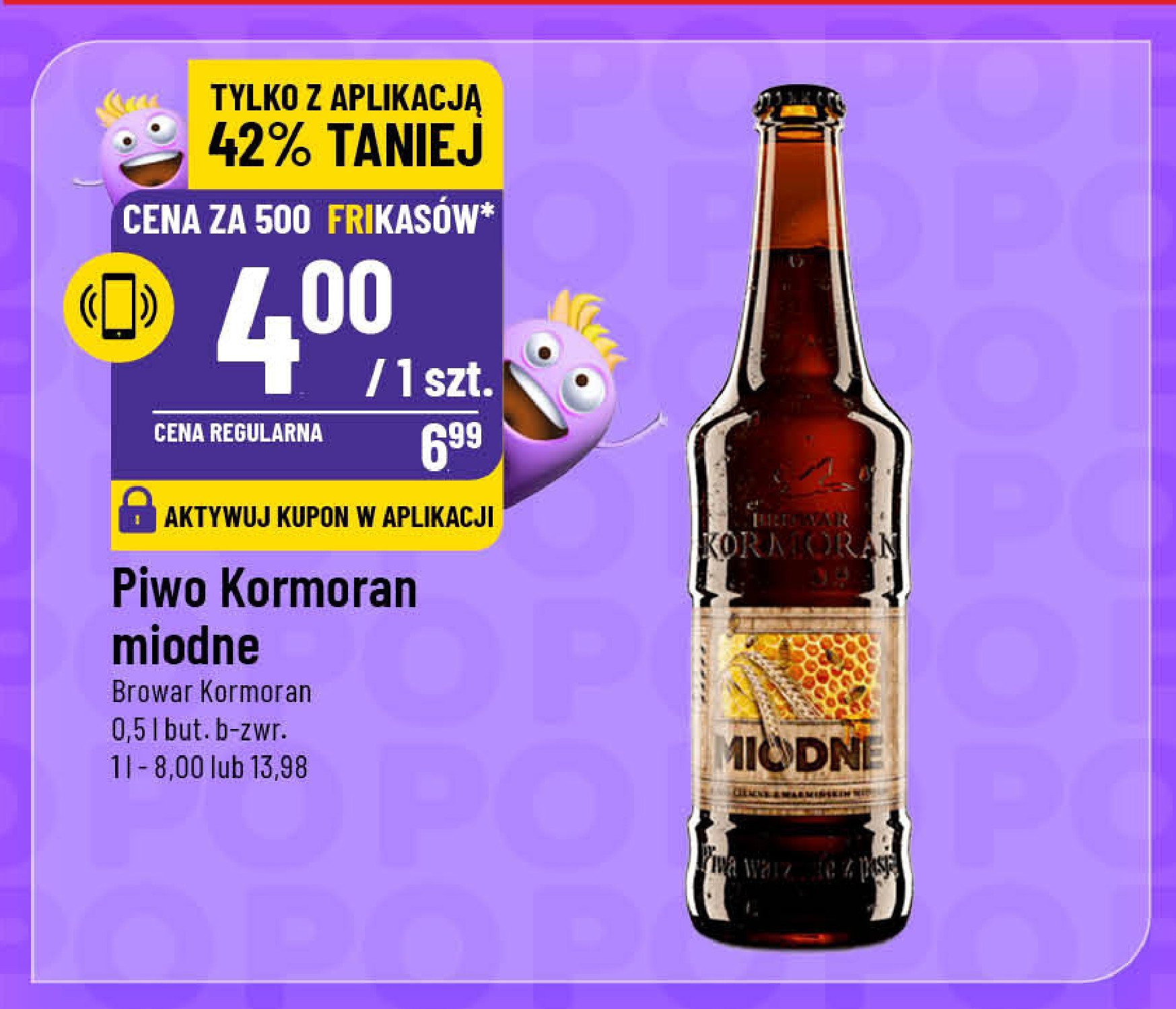 Piwo Kormoran miodne promocja