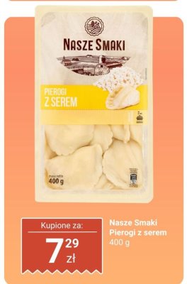 Pierogi Nasze Smaki z serem promocja w Biedronka