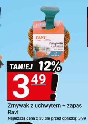 Zmywak z uchwytem + zapas - Ravi promocja w Hitpol