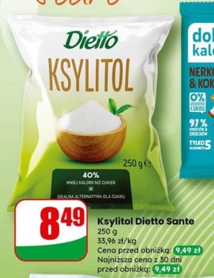Ksylitol Dietto Sante promocja w Dino