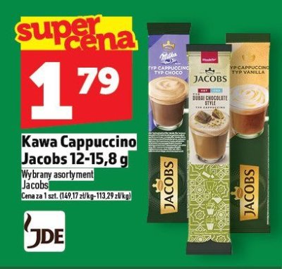 Kawa Cappuccino Jacobs 12-15,8g promocja w TOPAZ