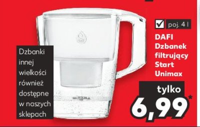 Dzbanek filtrujący unimax Dafi promocja