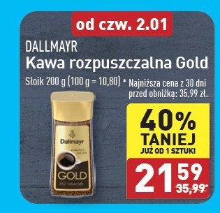 Kawa Dallmayr gold promocja w Aldi