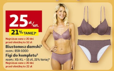 Biustonosz damski promocja w Auchan