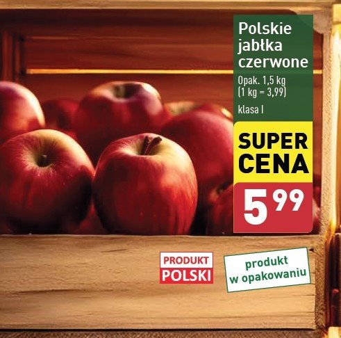 Jabłka czerwone polskie promocja