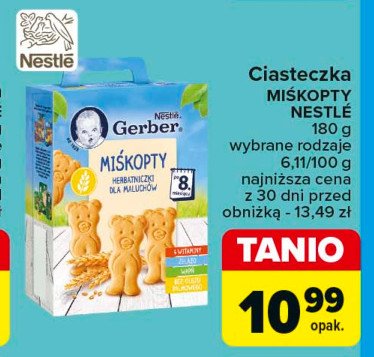 Herbatniczki miśkopty Gerber junior promocja