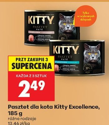 Pasztet dla kota Excellence, 185 g promocja w Biedronka
