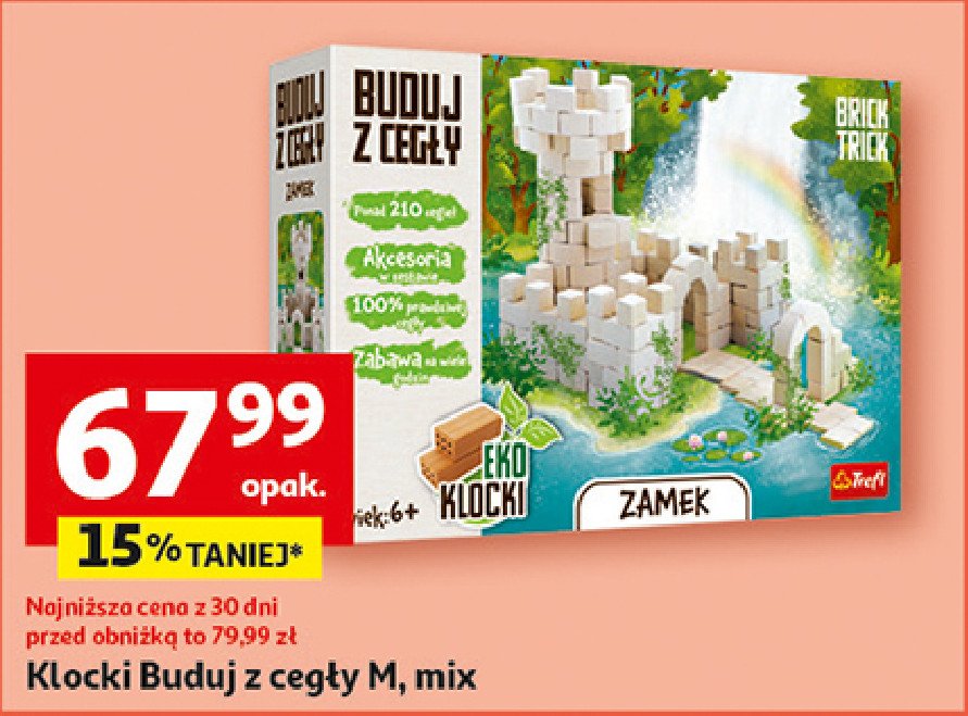 Buduj z cegły zamek Trefl promocja w Auchan