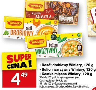 Rosół drobiowy Winiary, 120 g promocja w Twój Market