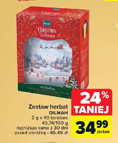 Zestaw herbat christmas Dilmah promocja