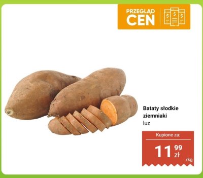 Bataty słodkie ziemniaki luz promocja w Biedronka