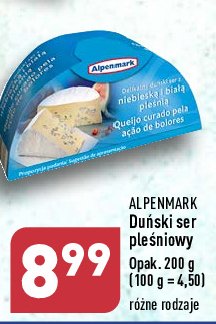 Ser z niebieską i białą pleśnią Alpenmark promocja