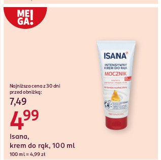 Krem do rąk z mocznikiem Isana med promocja w Rossmann