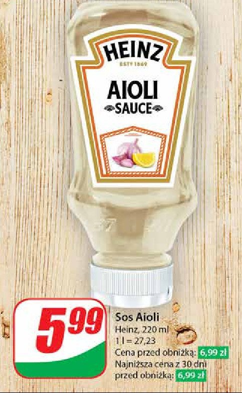 Sos aioli Heinz promocja