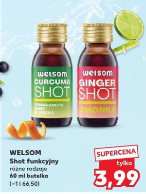 Shot funkcyjny różne rodzaje promocja w Kaufland