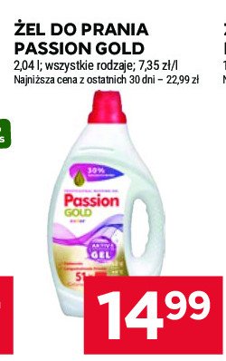 Żel do prania color Passion gold promocja