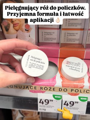 Pielęgnujący róż do policzków promocja w Rossmann