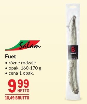 Fuet wędlina promocja w Makro