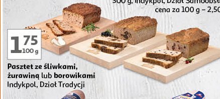 Pasztet ze śliwkami Indykpol promocja w Auchan