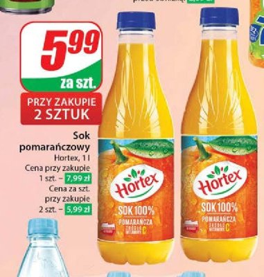 Sok pomara艅czowy Hortex promocja
