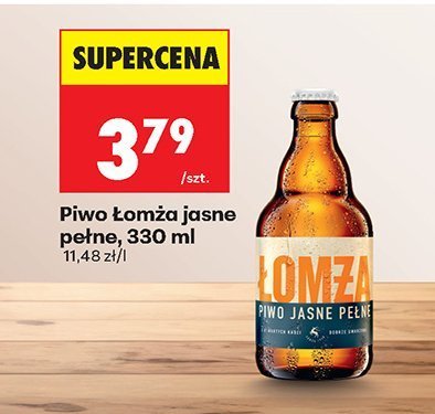 Piwo Łomża jasne pełne, 330 ml promocja w Biedronka