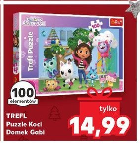 Puzzle koci domek gabi 100 el. Trefl promocja