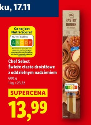 Świeże ciasto drożdżowe z oddzielnym nadzieniem promocja w Lidl