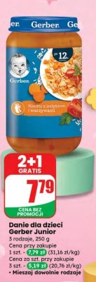 Danie dla dzieci Gerber Junior promocja w Dino