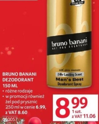 Dezodorant spray Bruno Banani promocja w Selgros