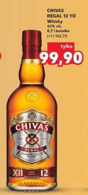 Whisky Chivas Regal 12 YO promocja w Kaufland