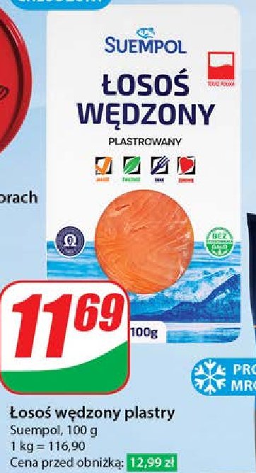 Łosoś norweski Suempol promocja w Dino