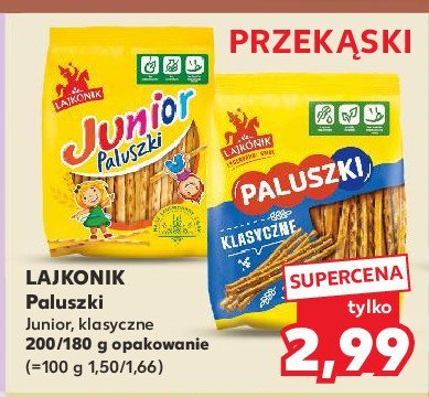 Paluszki s艂one Lajkonik paluszki promocja