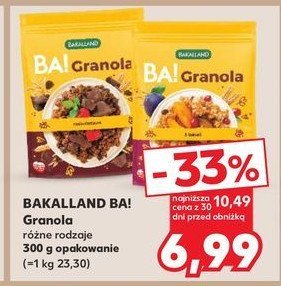 Granola czekoladowa Bakalland ba! promocja