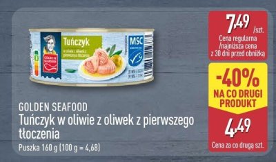 Tuńczyk w oliwie z oliwek z pierwszego tłoczenia promocja w Aldi