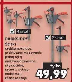 艢ciski Parkside promocja