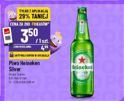 Piwo Heineken Silver promocja w POLOmarket