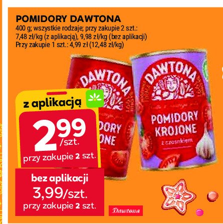 Pomidory krojone Dawtona promocja