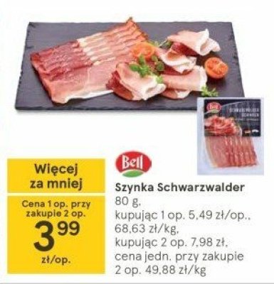 Szynka szwarcwaldzka Bell polska promocja