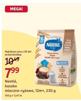 Kaszka mleczno-ryżowa 12m+, 230 g promocja w Rossmann