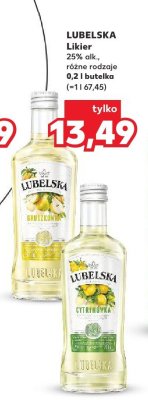 Likier Lubelska, różne rodzaje 0,2 l promocja w Kaufland
