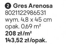 Gres Arenosa promocja w Castorama
