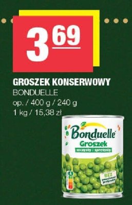 Groszek konserwowy Bonduelle promocja w SPAR